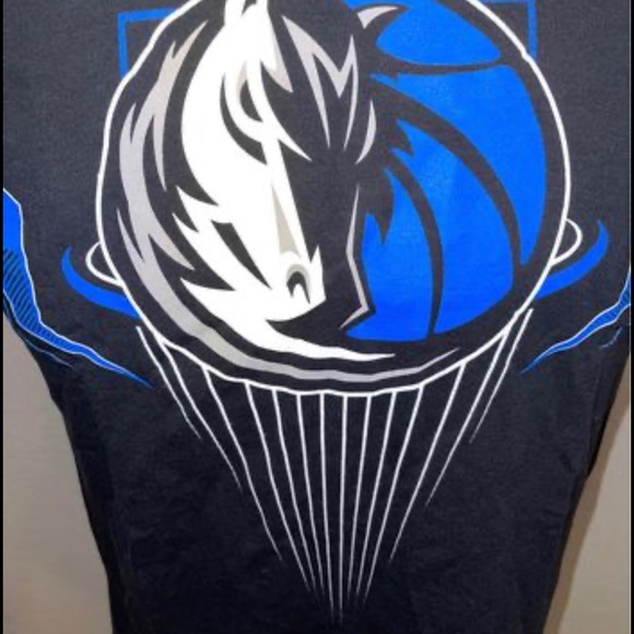 Dallas Mavericks: Dirk Nowitzki Jersey Style T-Shirt: Large: Big German:Vintage - Picture 4 of 5